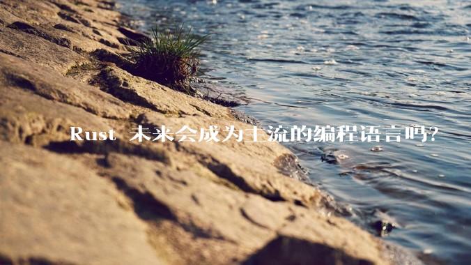 Rust 未来会成为主流的编程语言吗？